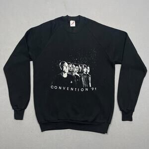 Vintage Star Trek Convention 91 Sweatshirt Jerzees XL Crewneck Black Made in USA